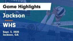 Jackson  vs WHS Game Highlights - Sept. 3, 2020