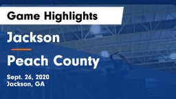 Jackson  vs Peach County Game Highlights - Sept. 26, 2020