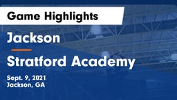 Jackson  vs Stratford Academy  Game Highlights - Sept. 9, 2021