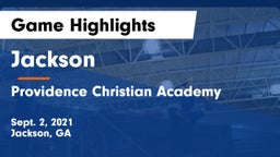 Jackson  vs Providence Christian Academy  Game Highlights - Sept. 2, 2021