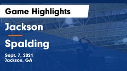 Jackson  vs Spalding  Game Highlights - Sept. 7, 2021