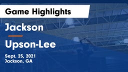 Jackson  vs Upson-Lee  Game Highlights - Sept. 25, 2021