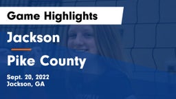Jackson  vs Pike County Game Highlights - Sept. 20, 2022