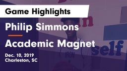 Philip Simmons  vs Academic Magnet Game Highlights - Dec. 10, 2019