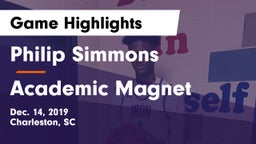 Philip Simmons  vs Academic Magnet Game Highlights - Dec. 14, 2019