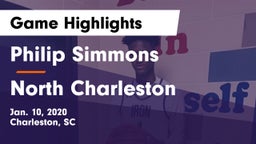 Philip Simmons  vs North Charleston  Game Highlights - Jan. 10, 2020