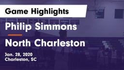 Philip Simmons  vs North Charleston  Game Highlights - Jan. 28, 2020
