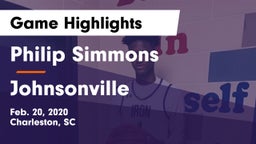 Philip Simmons  vs Johnsonville  Game Highlights - Feb. 20, 2020