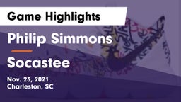 Philip Simmons  vs Socastee  Game Highlights - Nov. 23, 2021