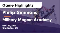 Philip Simmons  vs Military Magnet Academy  Game Highlights - Nov. 29, 2021