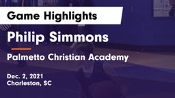 Philip Simmons  vs Palmetto Christian Academy  Game Highlights - Dec. 2, 2021