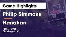 Philip Simmons  vs Hanahan  Game Highlights - Feb. 3, 2023