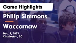 Philip Simmons  vs Waccamaw  Game Highlights - Dec. 2, 2023