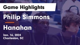 Philip Simmons  vs Hanahan  Game Highlights - Jan. 16, 2024