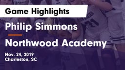Philip Simmons  vs Northwood Academy  Game Highlights - Nov. 24, 2019