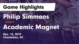 Philip Simmons  vs Academic Magnet  Game Highlights - Dec. 13, 2019