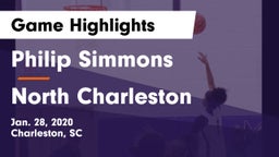 Philip Simmons  vs North Charleston  Game Highlights - Jan. 28, 2020