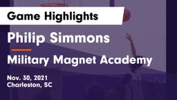 Philip Simmons  vs Military Magnet Academy  Game Highlights - Nov. 30, 2021
