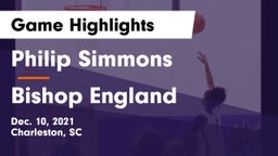 Philip Simmons  vs Bishop England Game Highlights - Dec. 10, 2021