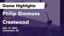 Philip Simmons  vs Crestwood  Game Highlights - Feb. 19, 2023