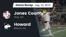 Recap: Jones County  vs. Howard  2019
