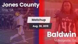 Matchup: Jones County vs. Baldwin  2019