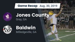 Recap: Jones County  vs. Baldwin  2019