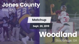 Matchup: Jones County vs. Woodland  2019