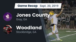 Recap: Jones County  vs. Woodland  2019