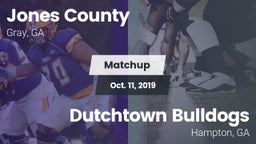 Matchup: Jones County vs. Dutchtown Bulldogs  2019