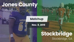 Matchup: Jones County vs. Stockbridge  2019