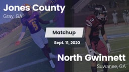 Matchup: Jones County vs. North Gwinnett  2020