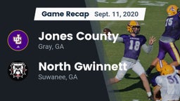 Recap: Jones County  vs. North Gwinnett  2020