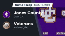 Recap: Jones County  vs. Veterans  2020