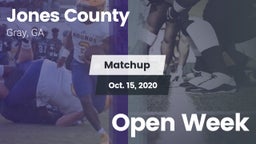 Matchup: Jones County vs. Open Week 2020