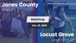 Matchup: Jones County vs. Locust Grove  2020