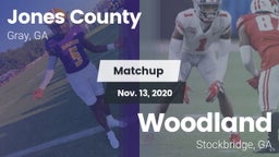 Matchup: Jones County vs. Woodland  2020
