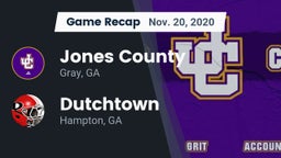 Recap: Jones County  vs. Dutchtown  2020