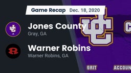 Recap: Jones County  vs. Warner Robins   2020