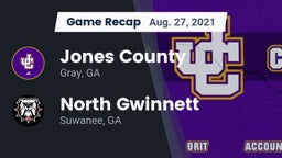 Recap: Jones County  vs. North Gwinnett  2021