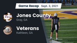 Recap: Jones County  vs. Veterans  2021