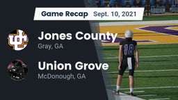 Recap: Jones County  vs. Union Grove  2021