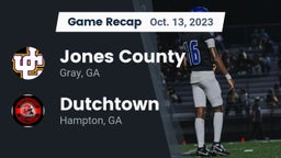 Recap: Jones County  vs. Dutchtown  2023