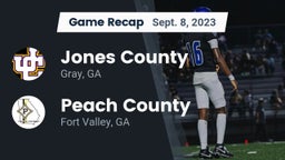 Recap: Jones County  vs. Peach County  2023