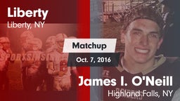 Matchup: Liberty vs. James I. O'Neill  2016