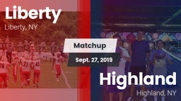 Matchup: Liberty vs. Highland  2019