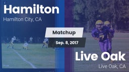 Matchup: Hamilton vs. Live Oak  2017