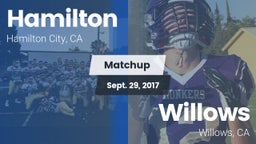 Matchup: Hamilton vs. Willows  2017