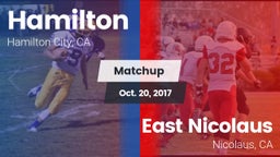 Matchup: Hamilton vs. East Nicolaus  2017