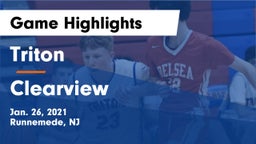 Triton  vs Clearview  Game Highlights - Jan. 26, 2021